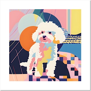 Bichon Frise in 80's Posters and Art